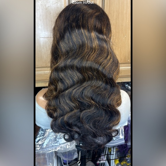 Lot 2036❤️ NEW ❤️ 100% Human Hair 24 ” U Part wig - Picture 3 of 9